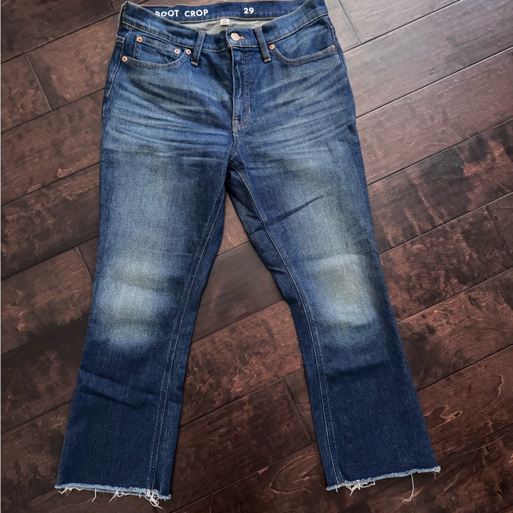 J Crew Demi Crop Boot Cut Jeans (29) - Picture 3 of 9